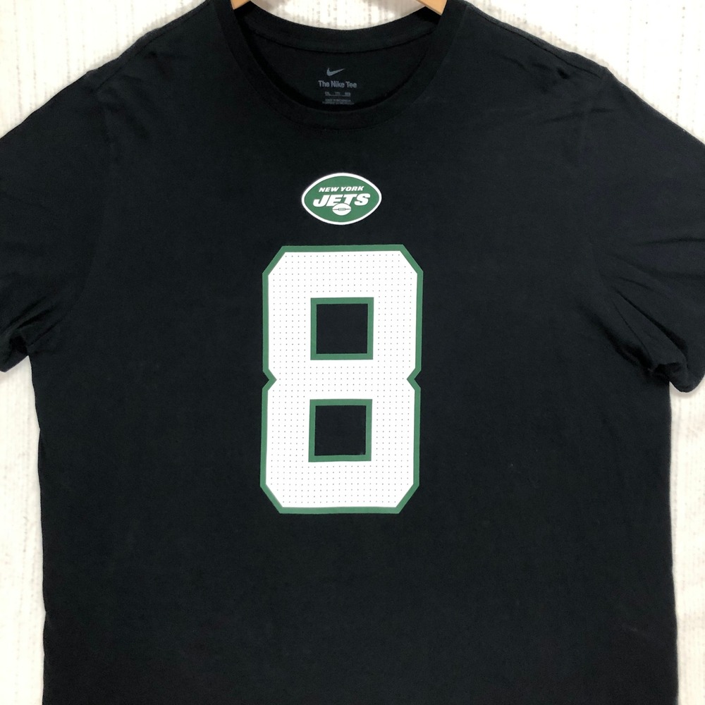 Nike New York Jets Rodgers‎ #8 NFL T-Shirt Tee Top Football XXL